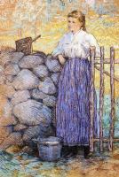 Weir, Julian Alden - Girl Standing by a Gate